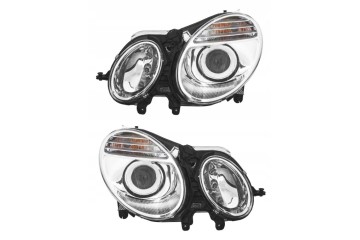 MERCEDES E CLASS W211 HEADLIGHT SET