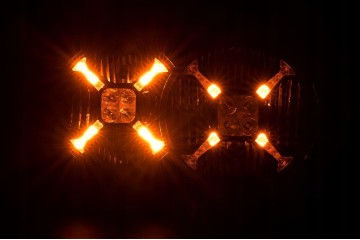 LONG RANGE REFLECTOR SKYLED COSMO FLASH 9X 120W FULL LED POSITION STROBO Car type 4x4 SUV buses undefined trucks cargo vans RVs