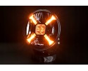 LONG RANGE REFLECTOR SKYLED COSMO FLASH 9X 120W FULL LED POSITION STROBO Additional information bulbs included
