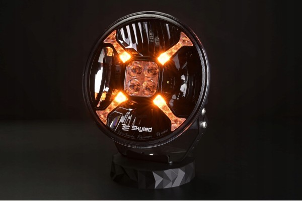 LONG RANGE REFLECTOR SKYLED COSMO FLASH 9X 120W FULL LED POSITION STROBO Shape oval