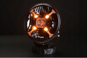 LONG RANGE REFLECTOR SKYLED COSMO FLASH 9X 120W FULL LED POSITION STROBO Shape oval