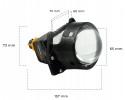 Bi LED lenses 3 0 6000K GLOBAL Thread Headlight Regeneration set Catalog number of the part Soczewki projektory Bi LED 3 0