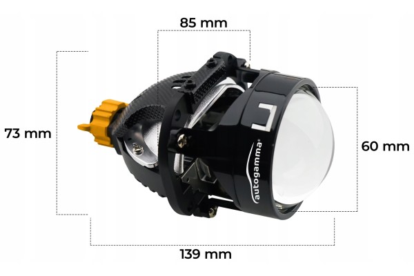 Lenses Projectors Lights Bi LED LUNA 2 5 Set 6000K Packaging status original