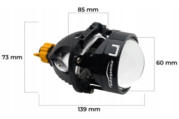 Lenses Projectors Lights Bi LED LUNA 2 5 Set 6000K Packaging status original