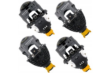 Lenses Projectors Lights Bi LED LUNA 2 5 Set 6000K Car type passenger cars