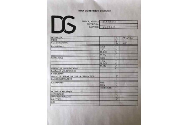 NISSAN QASHQAI (J10) Acenta