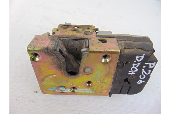 6 PIN CERRADURA PUERTA DELANTERA DERECHA PEUGEOT 206