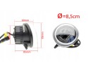 ROUND LED DRL HALOGEN MAZDA Installation side front rear