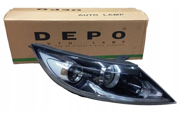 LAMP REFLECTOR RIGHT H7 PY21W LED DEPO KIA SPORTAGE III 2010 2015