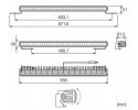 OSRAM LONG RANGE LED LAMP LIGHTBAR SX500 CB Durability 5000 h