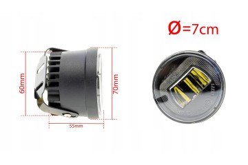 ROUND LED DRL HALOGEN V2 MINI EinParts Durability 20000 h