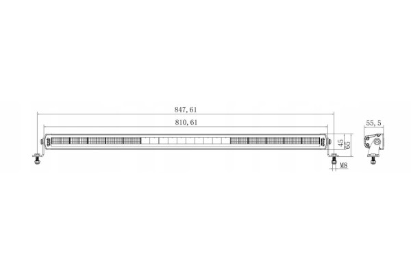 BEAM LED PANEL BAR SIBERIA SR 32 12000Lm Color temperature 6000 K