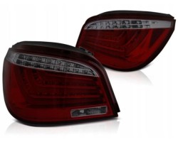 LED LAMPS FOR BMW E60 07 03 02 07 RED SMOKE LED BAR