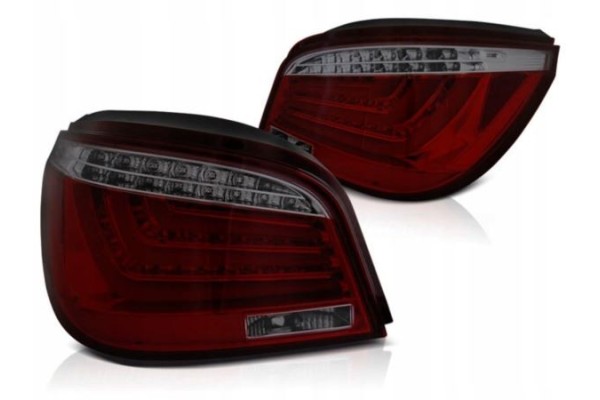 LED LAMPS FOR BMW E60 07 03 02 07 RED SMOKE LED BAR