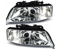 Depo 4B0941029K Reflector de lámpara para Audi A6 (4B/C5) izquierdo y derecho