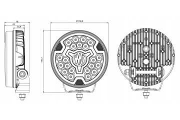 Universal headlight WAS Light source LED