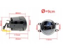 EINPARTS DRL DUOLIGHT 2IN1 FOR TOYOTA DL04 LED WITH ANTI FOG Durability 50000 h