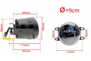 EINPARTS DRL DUOLIGHT 2IN1 FOR TOYOTA DL04 LED WITH ANTI FOG Durability 50000 h