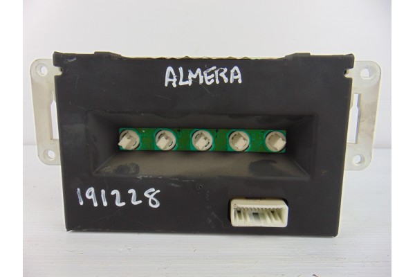 28090BU701A PANTALLA MULTIFUNCION NISSAN ALMERA (N16/E) Tekna 2005 28090BU701A 191228 NISSAN - 3