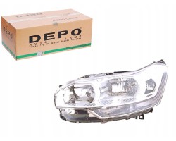 Headlamp motor color insert Depo 552 1128LMLD EM