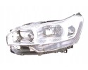 Headlamp motor color insert Depo 552 1128LMLD EM Installation side left