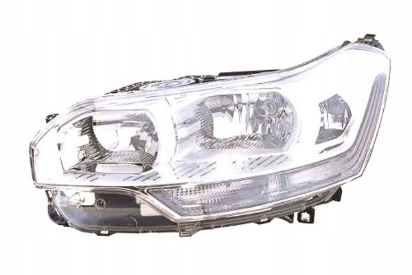 Headlamp motor color insert Depo 552 1128LMLD EM Installation side left