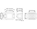 Long Range LED Headlamp 12 24v h LED 1FA358176 831 Catalog number of the part 1FA 358 176 821