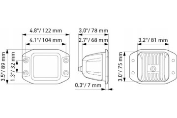 Long Range LED Headlamp 12 24v h LED 1FA358176 831 Catalog number of the part 1FA 358 176 821