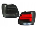 Vland Full LED Neon Tail Lights Smoked VW Polo V 5 6R 6R0 2009 2017 Complete Set Lamp type dedicated