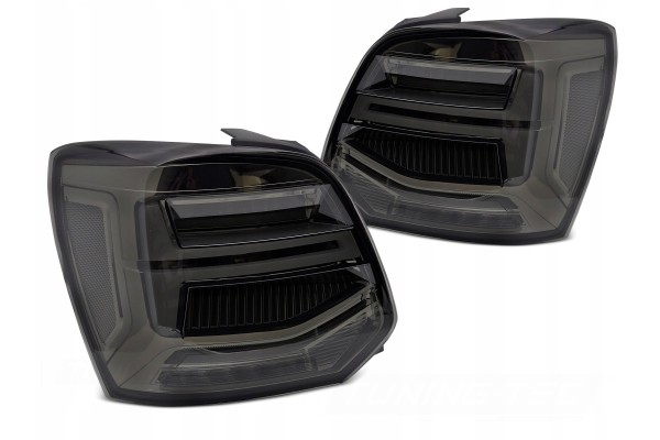 Vland Full LED Neon Tail Lights Smoked VW Polo V 5 6R 6R0 2009 2017 Complete Set Version European