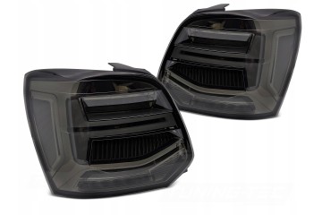 Vland Full LED Neon Tail Lights Smoked VW Polo V 5 6R 6R0 2009 2017 Complete Set Version European