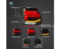 Juego de Luces Traseras VLAND para VW Polo MK5 6R 6C
