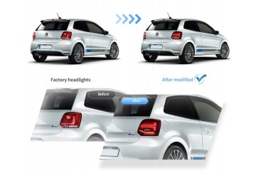 Juego de Luces Traseras VLAND para VW Polo MK5 6R 6C