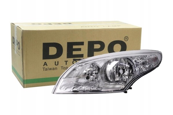 Headlight LEFT LAMP RENAULT MEGANE 3 III 08 Type of low beam headlights traditional halogen