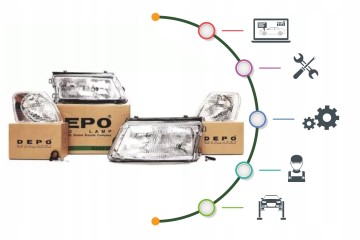 Headlight LEFT LAMP RENAULT MEGANE 3 III 08 Product weight with unit packaging 2 kg
