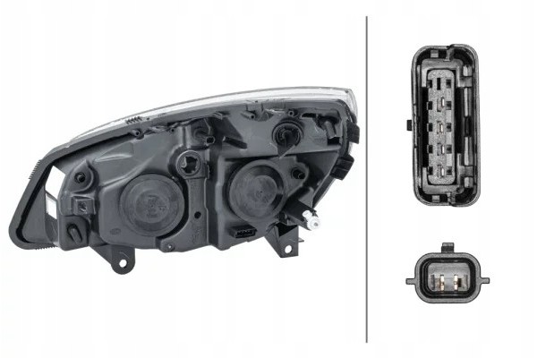 Headlamp headlight 1EG008 862 181 Part manufacturer Hella