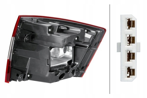 Rear lamps HELLA 9EL 354 848 031 Catalog number of the part 9EL 354 848 031