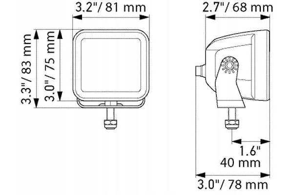 HALOGEN LONG RANGE REFLECTOR 1FA 358 176 811 Packaging status original