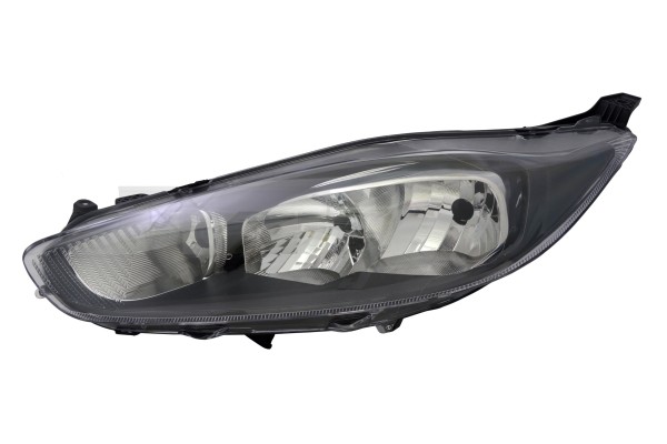 FORD FIESTA MK7 13 LIFT BLACK NEW HEADLIGHT LEFT