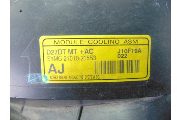 21659-08001 CALANDRA DELANTERA DE RADIADOR SSANGYONG RODIUS Xdi 2010 21659-08001 194279 SSANGYONG - 2