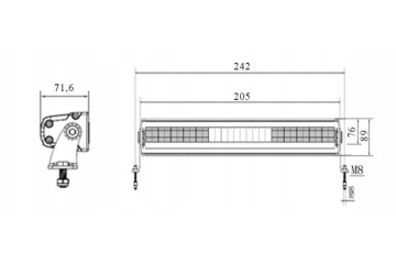 WORKING PANEL SIBERIA DR LED BAR 8 4800L Light source LED