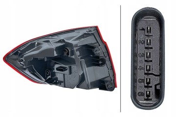 Rear lamps HELLA 2SD 012 147 321 Catalog number of the part 2SD 012 147 321