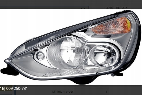 FORD HEADLIGHT Installation side left