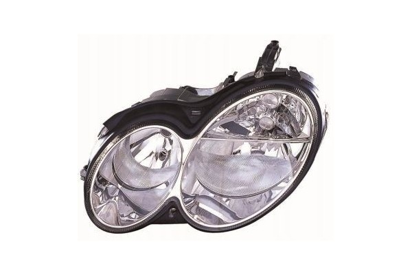HEADLAMP LAMP LEFT WITH MOTOR FOR ADJUSTMENT