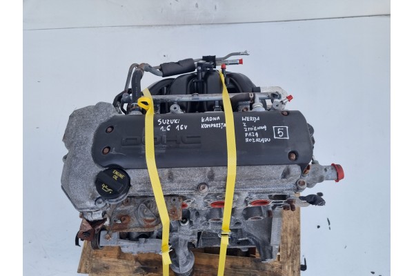 ENGINE SET Fiat Sedici 1 6 16V VVT 05 14r variable phase M16A Catalog number of the part M16A