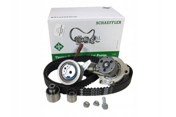 Timing set belt roller liquid pump AUDI A1 A3 A4 A4 ALLROAD Part manufacturer Schaeffler INA