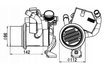 Radiator exhaust gas recirculation MAHLE CE 5 000P Part manufacturer Mahle
