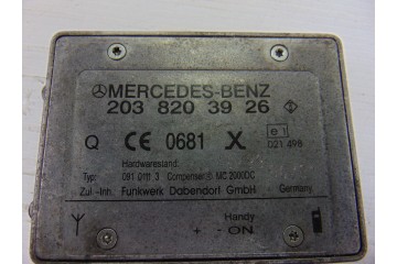 2038203926 MODULO ELECTRONICO MERCEDES-BENZ CLASE C (BM 203) BERLINA 220 CDI (203.006) 2004 2038203926 191932 MERCEDES-BENZ - 1
