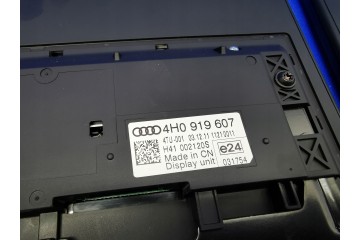 AUDI A8 D4 MONITORS LCD DISPLAYS REAR 4H0919607 Quality of parts according to GVO O original with manufacturer s logo OE