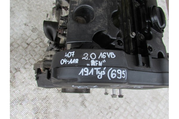 ENGINE RFN 2 0B PEUGEOT 407 04 11R Packaging status original